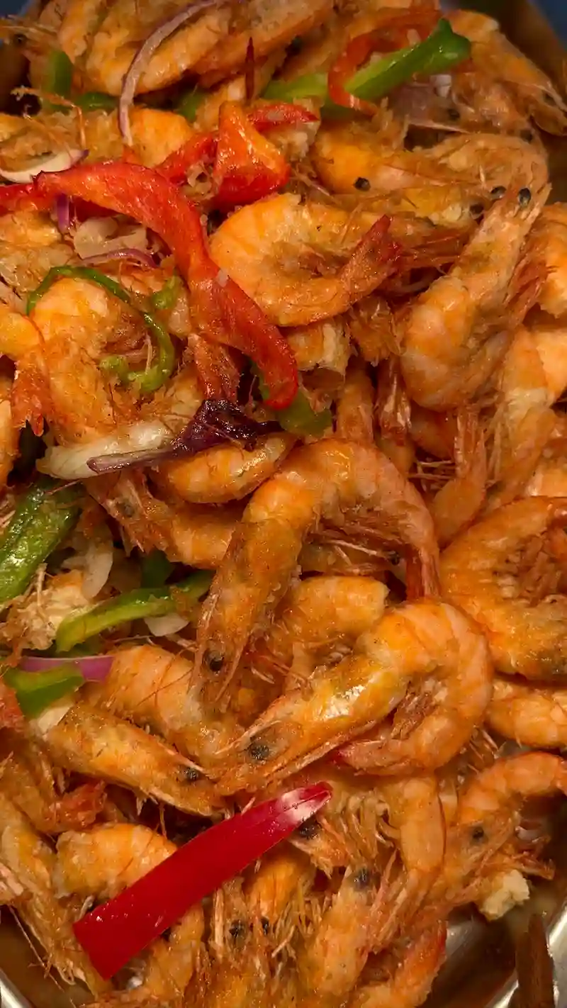 Stir-Fried Shrimp with Bell Peppers
